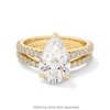 Vera Wang Love Collection 3.45 CT. T.W. Pear-Shaped Certified Lab-Created Diamond Engagement Ring in 14K Gold (F/VS2)