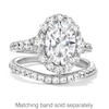 Thumbnail Image 3 of Vera Wang Love Collection 2.95 CT. T.W. Oval Certified Lab-Created Diamond Scallop Engagement Ring in 14K White Gold