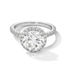 Thumbnail Image 1 of Vera Wang Love Collection 3.69 CT. T.W. Certified Lab-Created Diamond Frame Engagement Ring in 14K White Gold (F/VS2)