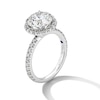 Thumbnail Image 2 of Vera Wang Love Collection 3.69 CT. T.W. Certified Lab-Created Diamond Frame Engagement Ring in 14K White Gold (F/VS2)