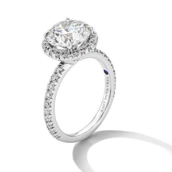 Vera Wang Love Collection 3.69 CT. T.W. Certified Lab-Created Diamond Frame Engagement Ring in 14K Gold (F/VS2