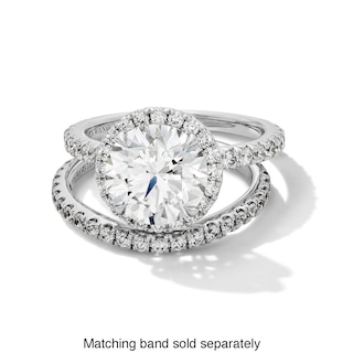 Vera Wang Love Collection 3.69 CT. T.W. Certified Lab-Created Diamond Frame Engagement Ring in 14K Gold (F/VS2