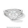 Thumbnail Image 4 of Vera Wang Love Collection 3.69 CT. T.W. Certified Lab-Created Diamond Frame Engagement Ring in 14K White Gold (F/VS2)