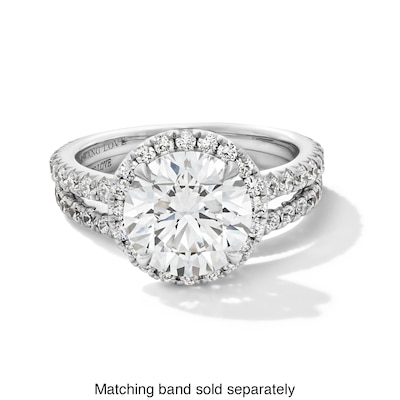 Vera Wang Love Collection 3.69 CT. T.W. Certified Lab-Created Diamond Frame Engagement Ring in 14K Gold (F/VS2