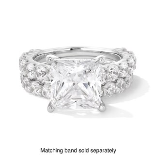 Vera Wang Love Collection 5.45 CT. T.W. Princess-Cut Certified Lab-Created Diamond Engagement Ring in 14K White Gold