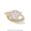 Thumbnail Image 4 of Vera Wang Love Collection 3.69 CT. T.W. Certified Lab-Created Diamond Frame Engagement Ring in 14K Gold (F/VS2)