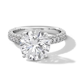 Vera Wang Love Collection 4.80 CT. T.W. Certified Lab-Created Diamond Engagement Ring in 14K White Gold (F/VS2)