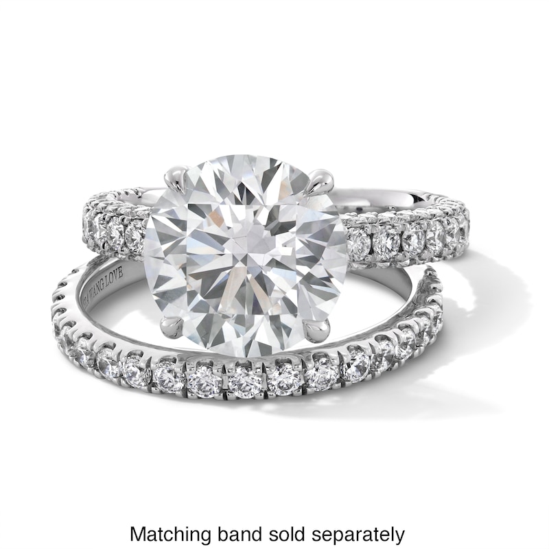 Main Image 4 of Vera Wang Love Collection 4.80 CT. T.W. Certified Lab-Created Diamond Engagement Ring in 14K White Gold (F/VS2)