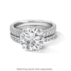 Thumbnail Image 5 of Vera Wang Love Collection 4.80 CT. T.W. Certified Lab-Created Diamond Engagement Ring in 14K White Gold (F/VS2)