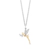 Thumbnail Image 1 of Enchanted Disney Tinker Bell 0.085 CT. T.W. Diamond Pendant in Sterling Silver and 14K Gold