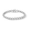 Thumbnail Image 1 of 10.00 CT. T.W. Certified Lab-Created Diamond Tennis Bracelet in 10K White Gold (I/SI2)