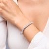 Thumbnail Image 2 of 10.00 CT. T.W. Certified Lab-Created Diamond Tennis Bracelet in 10K White Gold (I/SI2)