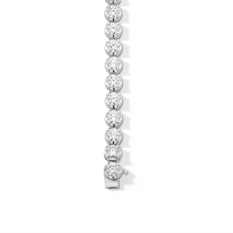 Main Image 2 of 10.00 CT. T.W. Certified Lab-Created Diamond Tennis Bracelet in 10K White Gold (I/SI2)