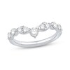 Thumbnail Image 1 of 0.58 CT. T.W. Diamond Contour Band in 14K White Gold