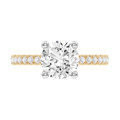 2.25 CT. T.W. Certified Lab-Created Diamond Engagement Ring in 14K Gold (F/VS2