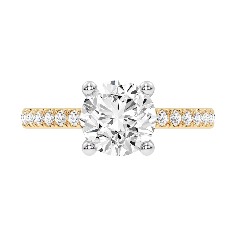 2.25 CT. T.W. Certified Lab-Created Diamond Engagement Ring in 14K Gold (F/VS2