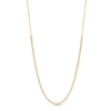 1.00 CT. T.W. Certified Lab-Created Diamond Line Necklace in Sterling Silver with 10K Gold Plate (F/SI2)