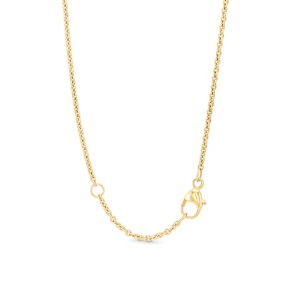 3.00 CT. T.W. Certified Lab-Created Diamonds Graduated Line Necklace in Sterling Silver with 10K Gold Plate (F/SI2)