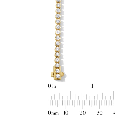 3.00 CT. T.W. Certified Lab-Created Diamond Tennis Bracelet in Sterling Silver with 10K Gold Plate (F/SI2)