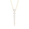 Shooting Star 0.50 CT. T.W. Journey Certified Lab-Created Diamond Vertical Drop Necklace in 10K Gold (F/VS2