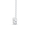 Thumbnail Image 2 of Shooting Star 0.50 CT. T.W. Journey Certified Lab-Created Diamond Bypass Necklace in 10K White Gold (F/VS2)