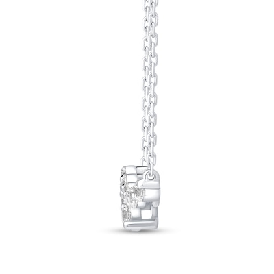 Shooting Star 0.50 CT. T.W. Journey Certified Lab-Created Diamond Bypass Necklace in 10K White Gold (F/VS2)