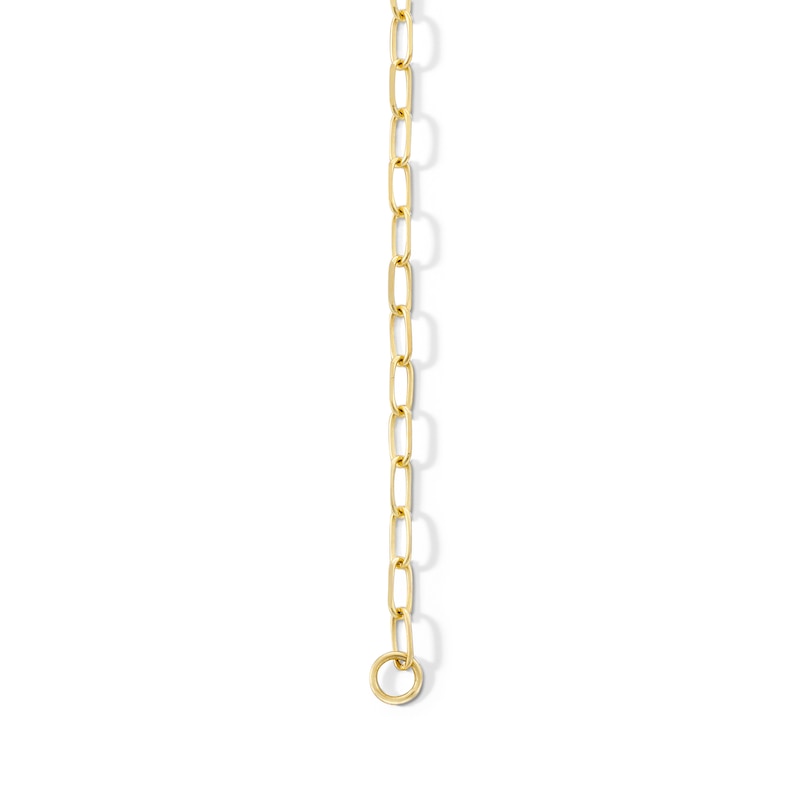 Heart Chain Bracelet in 10K Gold - 7.25”