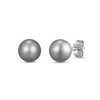 8.0-8.5mm Multi-Colour Freshwater Cultured Pearl Three Pair Stud Earrings Set in Sterling Silver