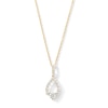 Thumbnail Image 1 of 0.50 CT. T.W. Milestones Diamond Graduated Teardrop Pendant in 10K Gold