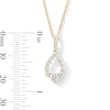 Thumbnail Image 3 of 0.50 CT. T.W. Milestones Diamond Graduated Teardrop Pendant in 10K Gold