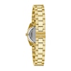 Ladies' Bulova Crystal Collection Gold-Tone IP Watch with Mother-of Pearl Dial and Heart Bracelets Box Set (Model: 98X137)