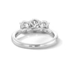 2.00 CT. T.W. Oval Diamond Past Present Future® Engagement Ring in 14K White Gold