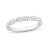 0.25 CT. T.W. Diamond Twist Band in Sterling Silver