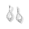 Thumbnail Image 1 of 0.20 CT. T.W. Milestones Diamond Graduated Teardrop Earrings in Sterling Silver