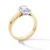 0.90 CT. T.W. Emerald-Cut Canadian Certified Centre Diamond Frame Engagement Ring in 14K Gold (I/I1)