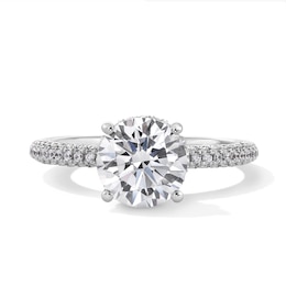 Emmy London 2.50 CT. T.W. Certified Lab-Created Diamond Engagement Ring in 18K White Gold (F/VS2)