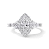 Thumbnail Image 1 of Emmy London 2.30 CT. T.W. Marquise-Cut Certified Lab-Created Diamond Frame Engagement Ring in 18K White Gold (F/VS2)