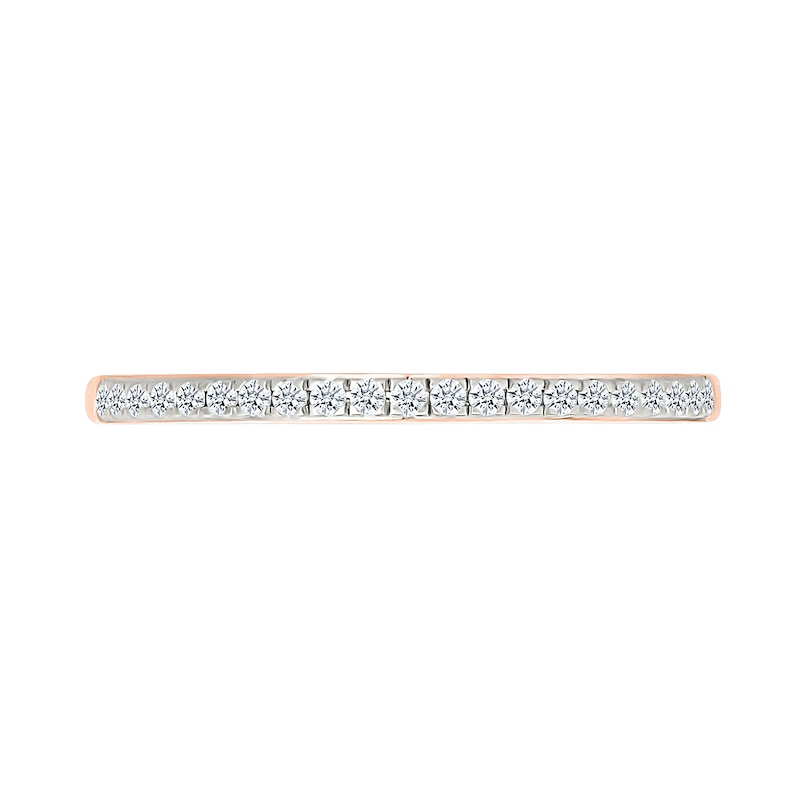 0.95 CT. T.W. Oval-Shaped Multi-Diamond Double Frame Double Row Bridal Set in 10K Rose Gold