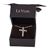 Le Vian® 1.18 CT. T.W. Chocolate Diamond® Cross Pendant in 14K Strawberry Gold® - 19”