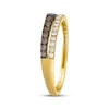 Le Vian® Good Karma 0.45 CT. T.W. Chocolate Diamond® and Nude Diamond™ Bypass Ring in 14K Honey Gold™