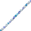 Le Vian® Deep Sea Blue Topaz™, Blueberry Tanzanite®, Blueberry Zircon™ and Aquamarine Bracelet in 14K Vanilla Gold®