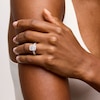 Vera Wang Love Collection 4.00 CT. T.W. Radiant-Cut Certified Lab-Created Diamond Engagement Ring in Platinum (F/VS2)