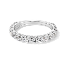 Vera Wang Love Collection 1.40 CT. T.W. Certified Lab-Created Diamond Band in 14K White Gold (F/VS2)