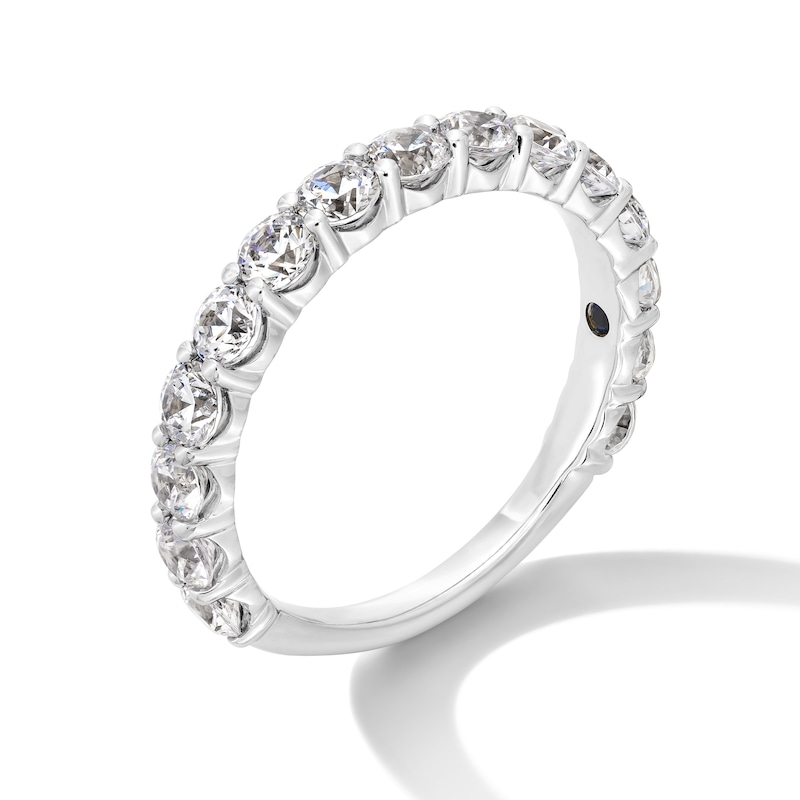 Main Image 3 of Vera Wang Love Collection 1.40 CT. T.W. Certified Lab-Created Diamond Band in 14K White Gold (F/VS2)