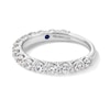 Thumbnail Image 4 of Vera Wang Love Collection 1.40 CT. T.W. Certified Lab-Created Diamond Band in 14K White Gold (F/VS2)