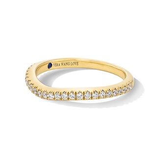 Vera Wang Love Collection CT. T.W. Certified Lab-Created Diamond Contour Band in 14K Gold (F/VS2