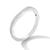 Vera Wang Love Collection 0.25 CT. T.W. Certified Lab-Created Diamond Contour Band in Platinum (F/VS2)