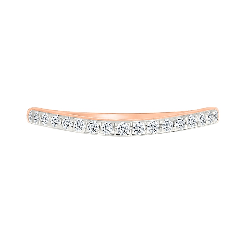 0.95 CT. T.W. Marquise-Shaped Multi-Diamond Frame Collar Split Shank Bridal Set in 10K Rose Gold