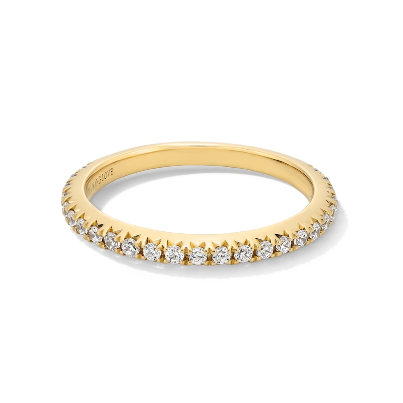 Main Image 1 of Vera Wang Love Collection 0.30 CT. T.W. Certified Lab-Created Diamond Band in 14K Gold (F/VS2)