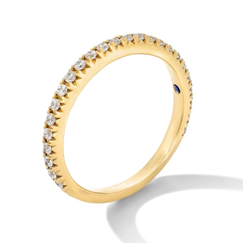 Main Image 3 of Vera Wang Love Collection 0.30 CT. T.W. Certified Lab-Created Diamond Band in 14K Gold (F/VS2)